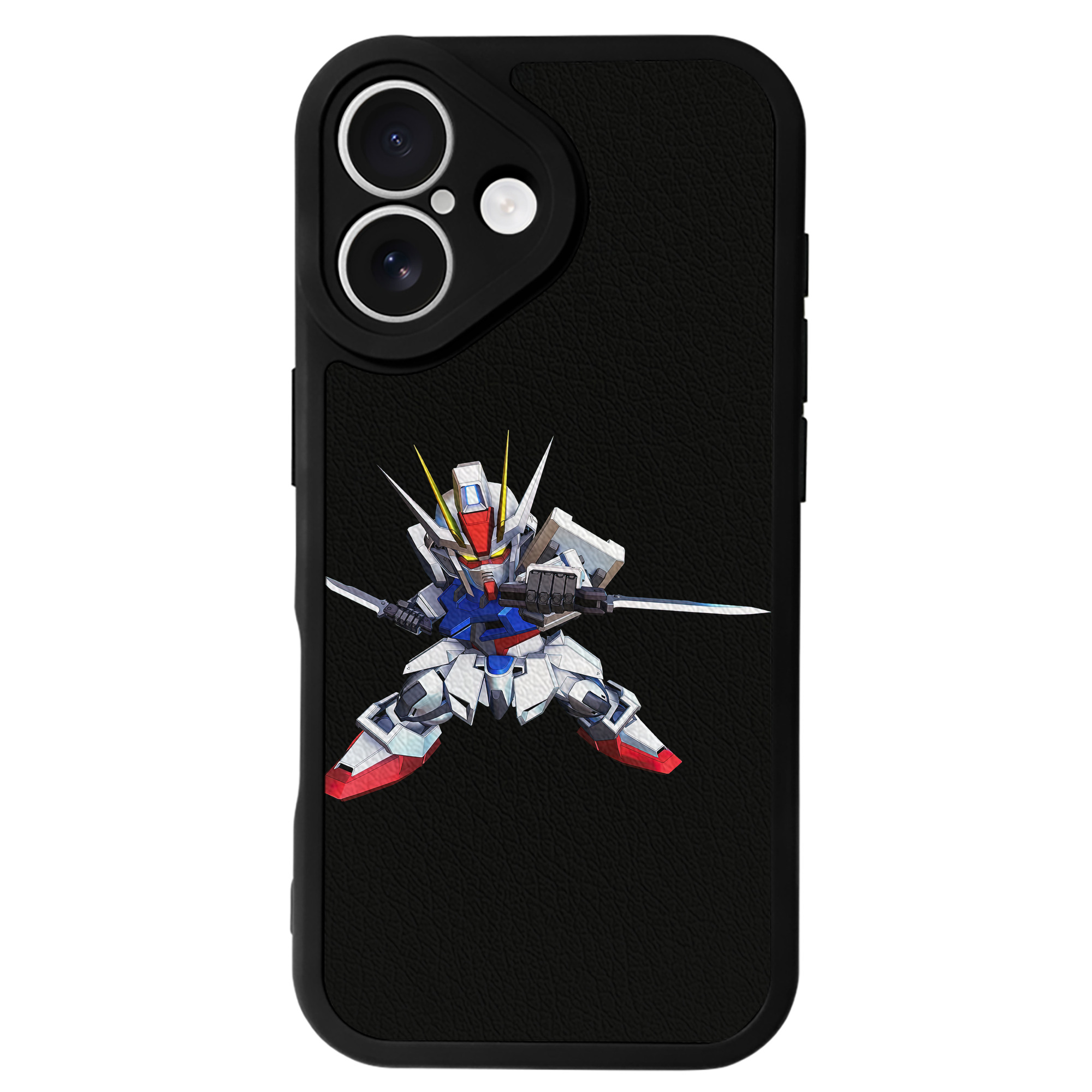 （画像用） 機動戦士ガンダム Mobile Suit Gundam 【iPhone 16シリーズ対応】シリコンスマホケース（レザー調） 材質：シリコン